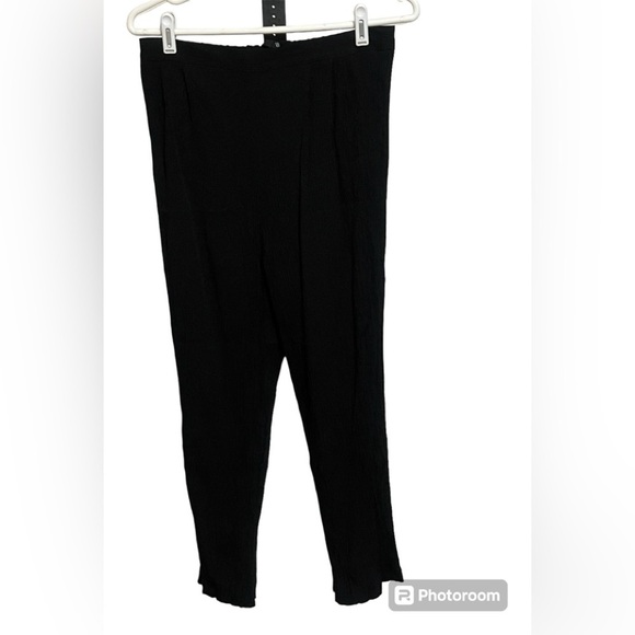 Vintage Black Pants Sz 10 - Picture 1 of 8